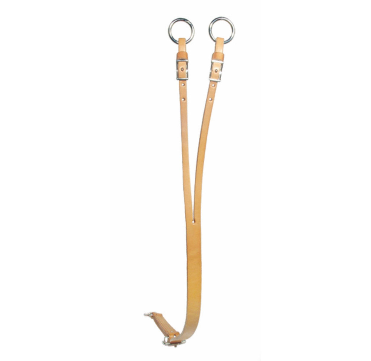 800  - USA Hand Made Alamo HARNESS LEATHER TRAINING FORK - Rawhide Western Wear 
