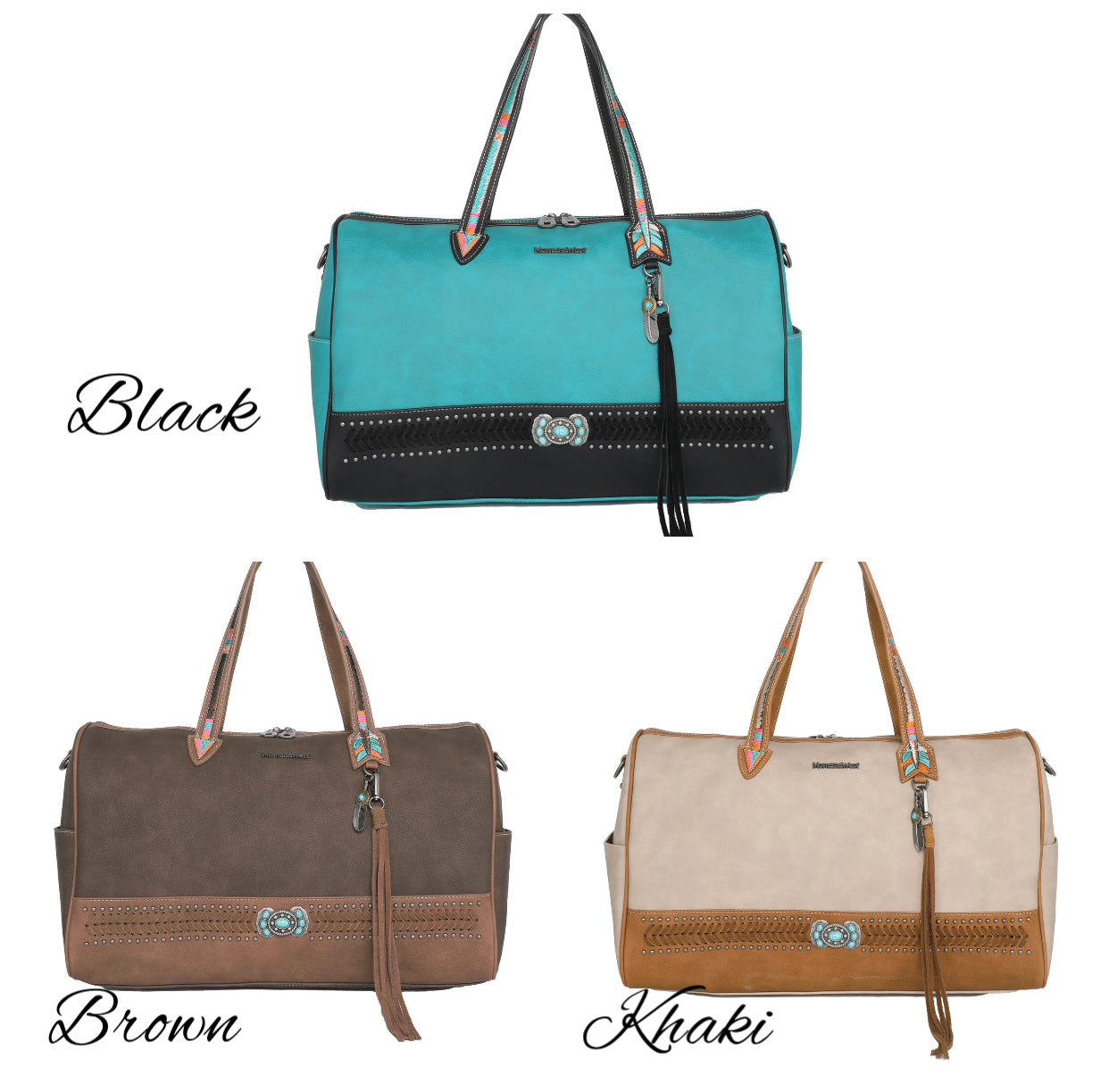 MW11125110 - Montana West Concho Collection Weekender Bag