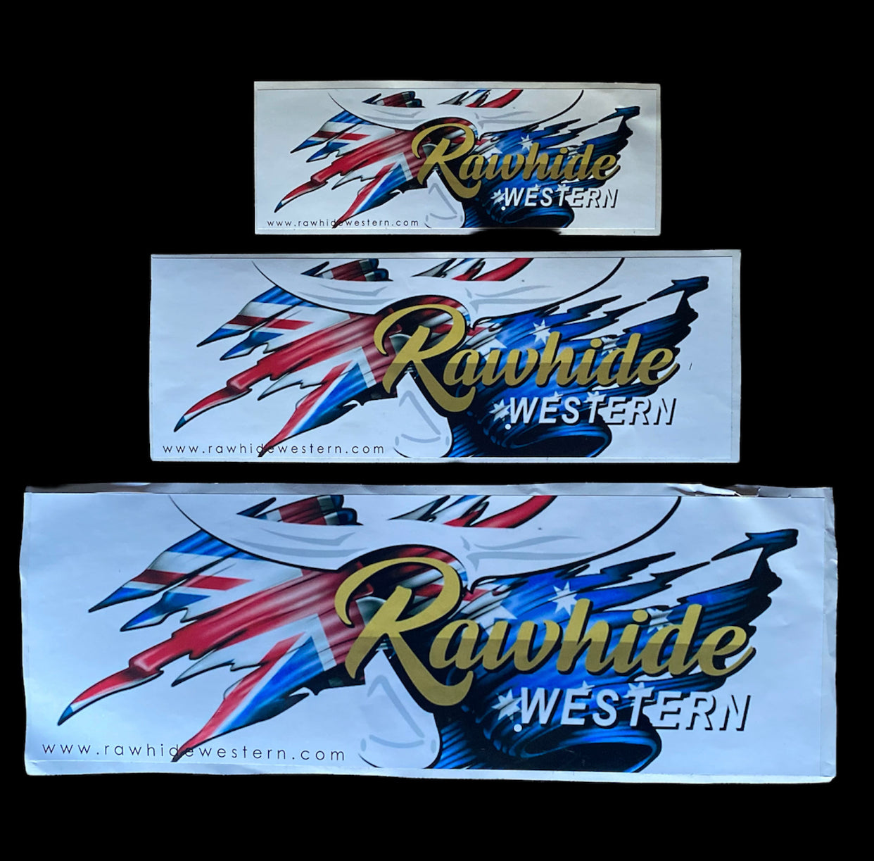 P4094 - Rawhide Western Ripped Decals
