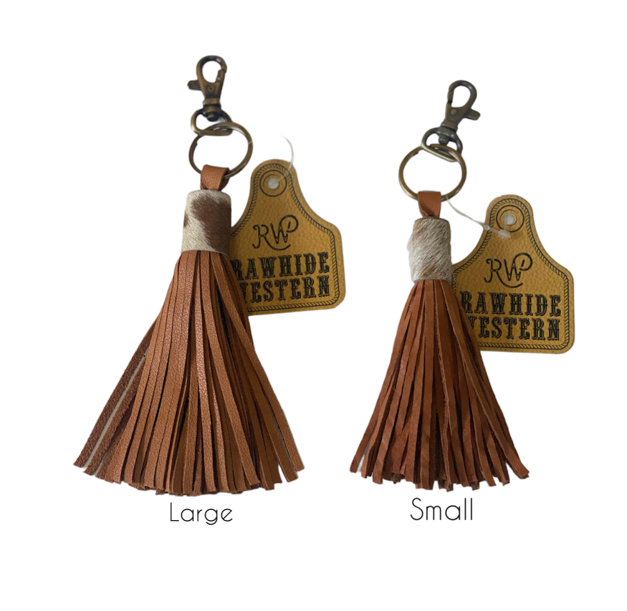 A8216 - Tassel Cowhide & Leather Keyring