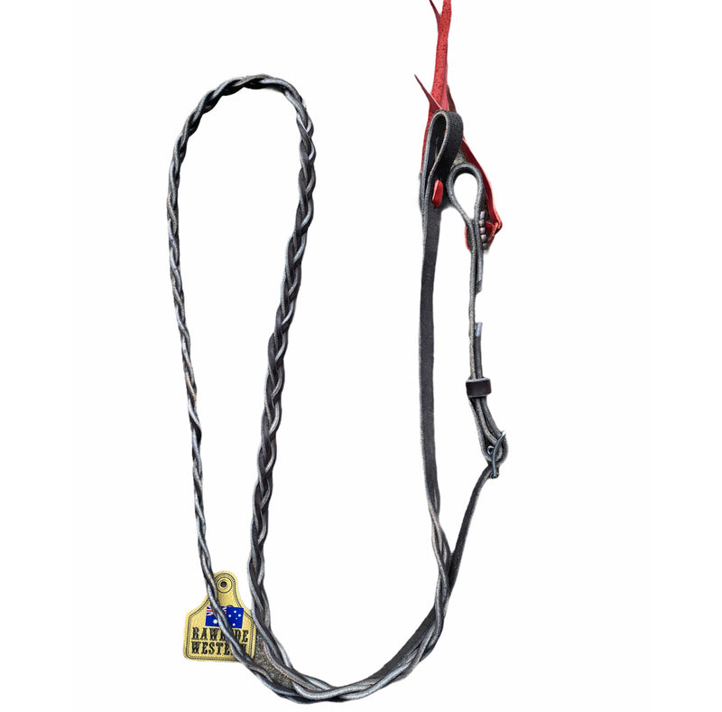 T5325 -  Aus Endless 3 Plaited  Leather Reins