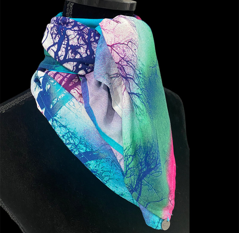 A8008 - Forest Rawhide Wild Rag Cowboy Scarf