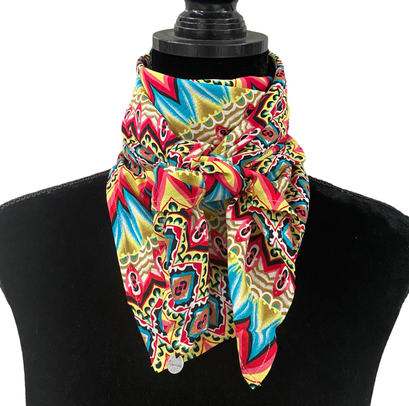 A8005 - Sunrise Rawhide Wild Rag Cowboy Scarf