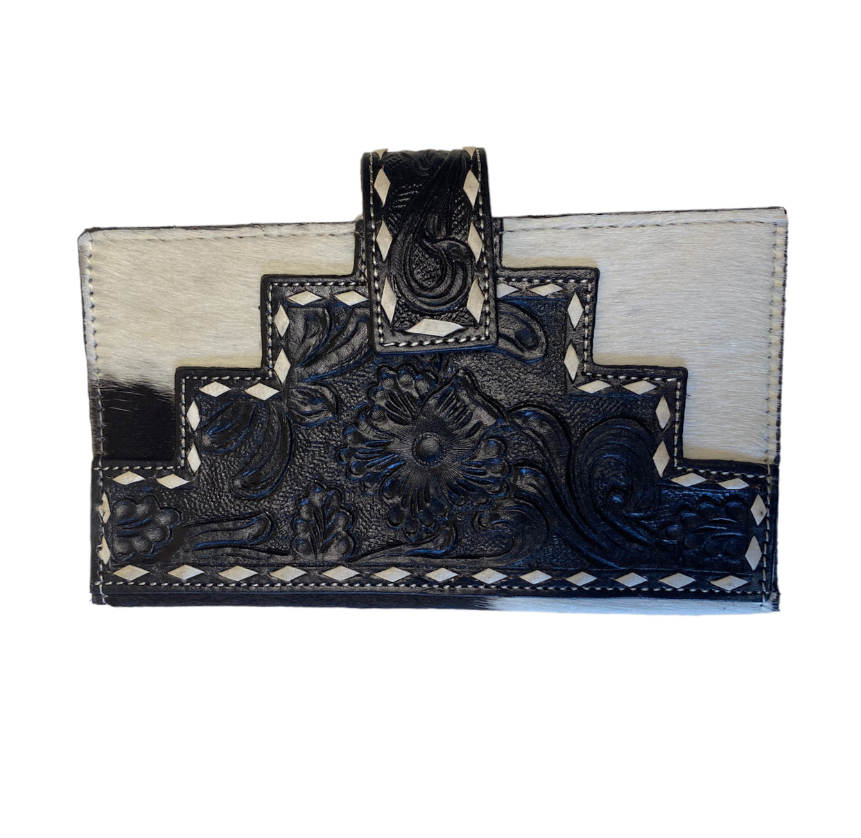 A8117 - Hide 100% Real Leather & Backstitch Wallet