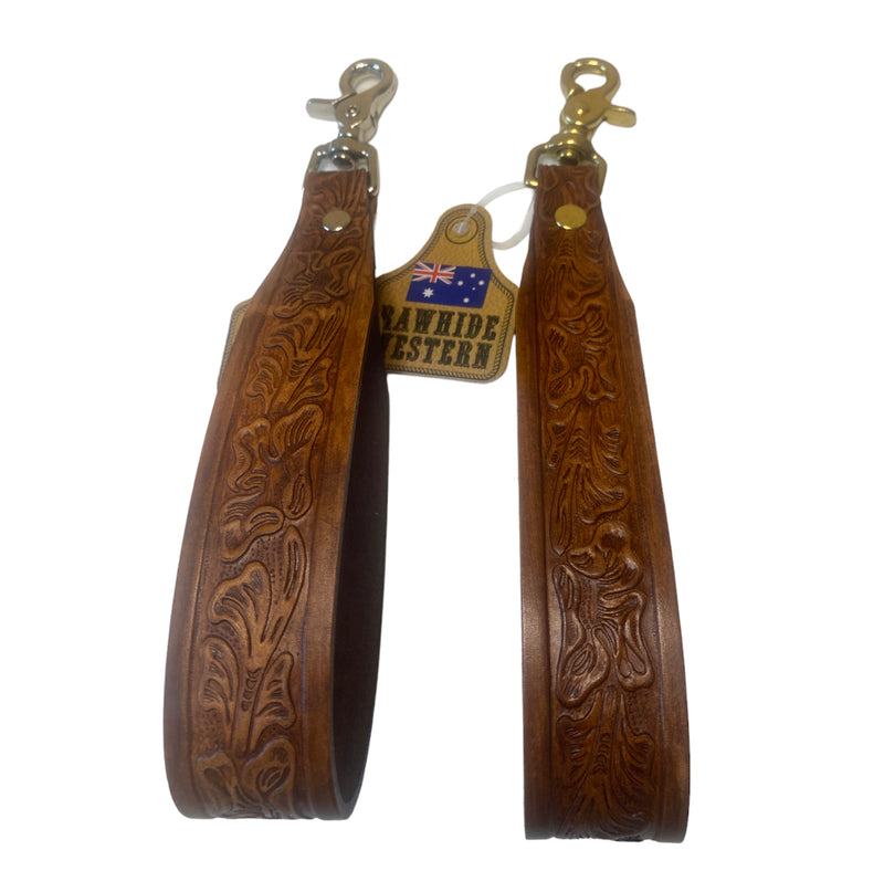 A8292 - Leather Tooled Wrist Starp
