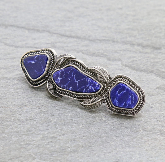 J6545 - Western Hair Clip Barrette