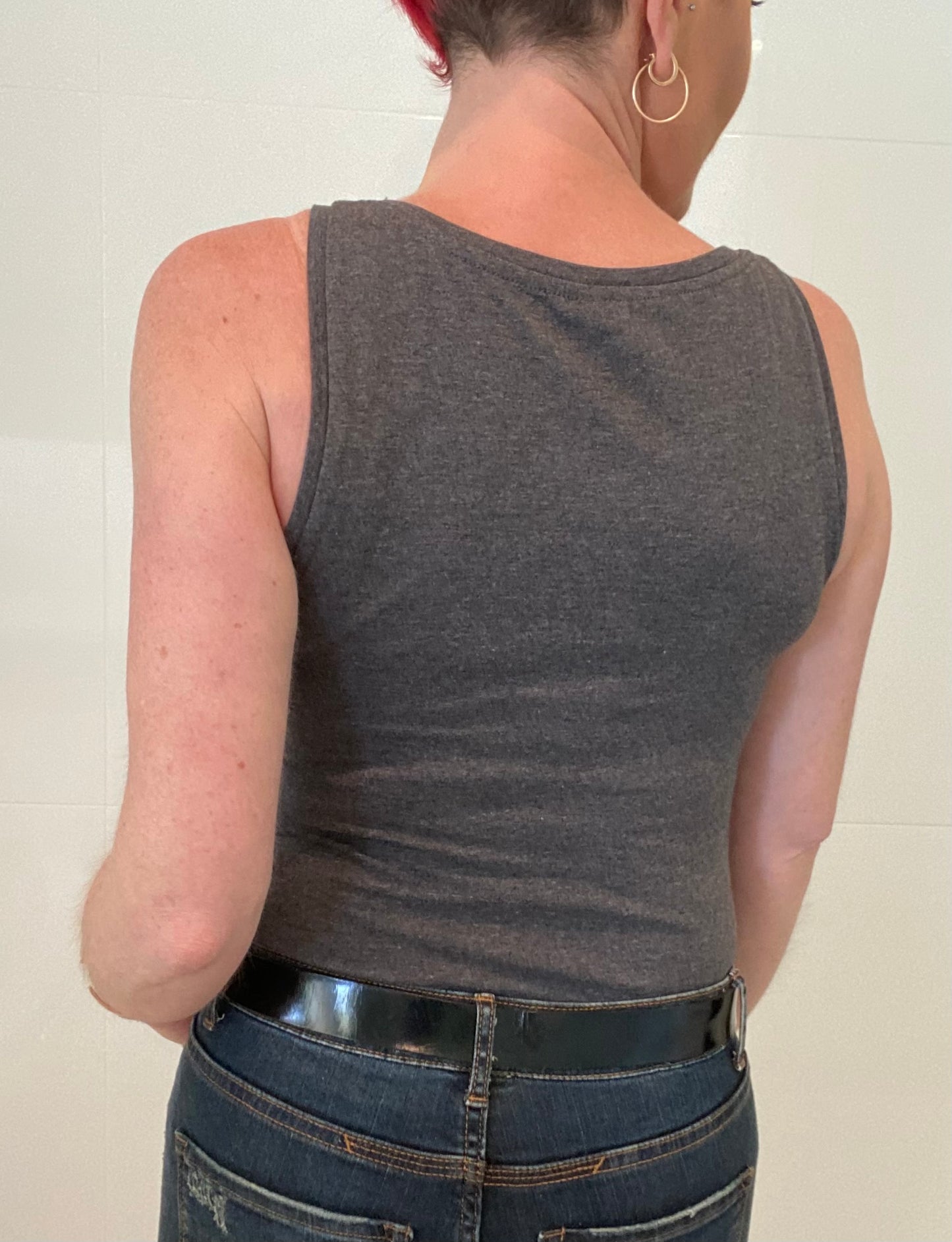P4043  - Rawhide Grey Singlet