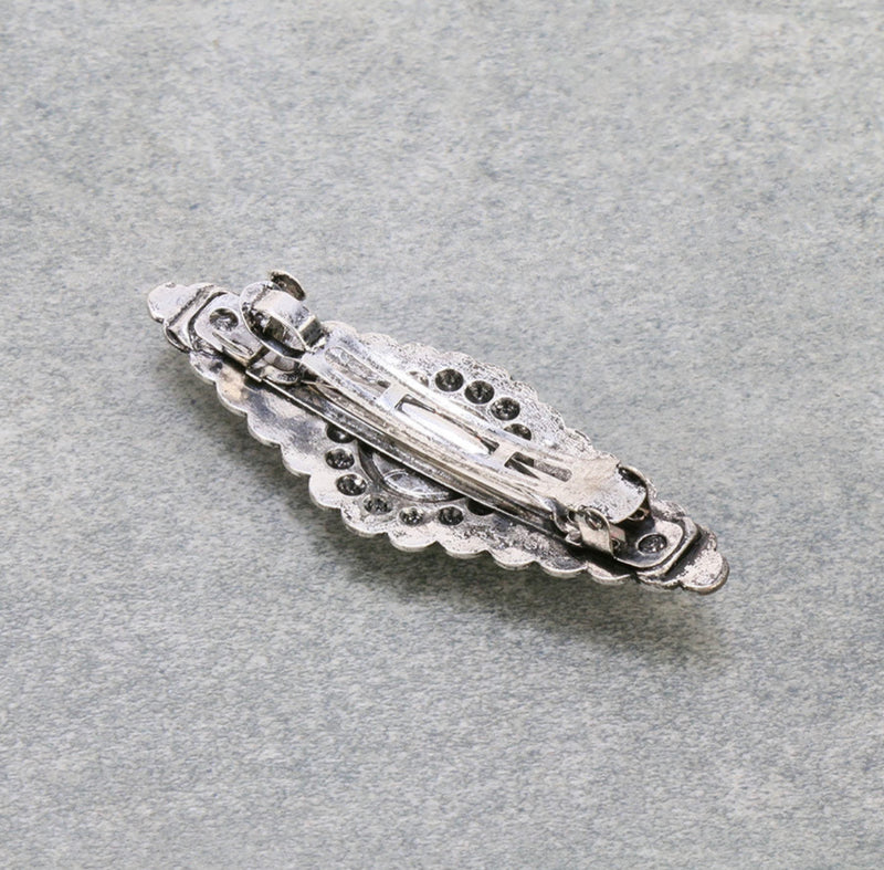 J6539 - Western Stone Hair Clip Barrette