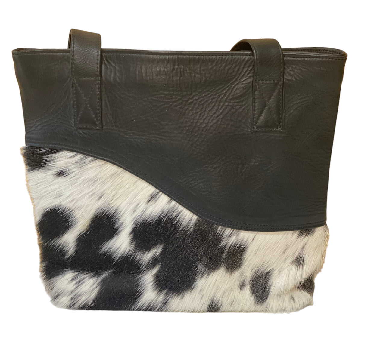A8128 - 1/2 Hair-On Cowhide Carry Tote