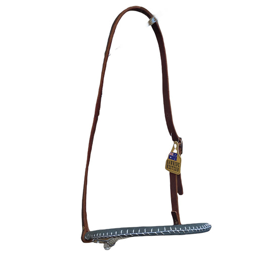T5424 - Rope Noseband Leather Laced