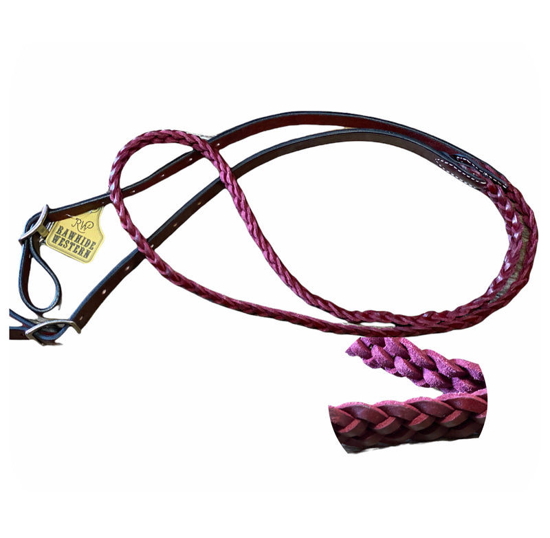 19098 - Endless 4 Plaited Leather Reins