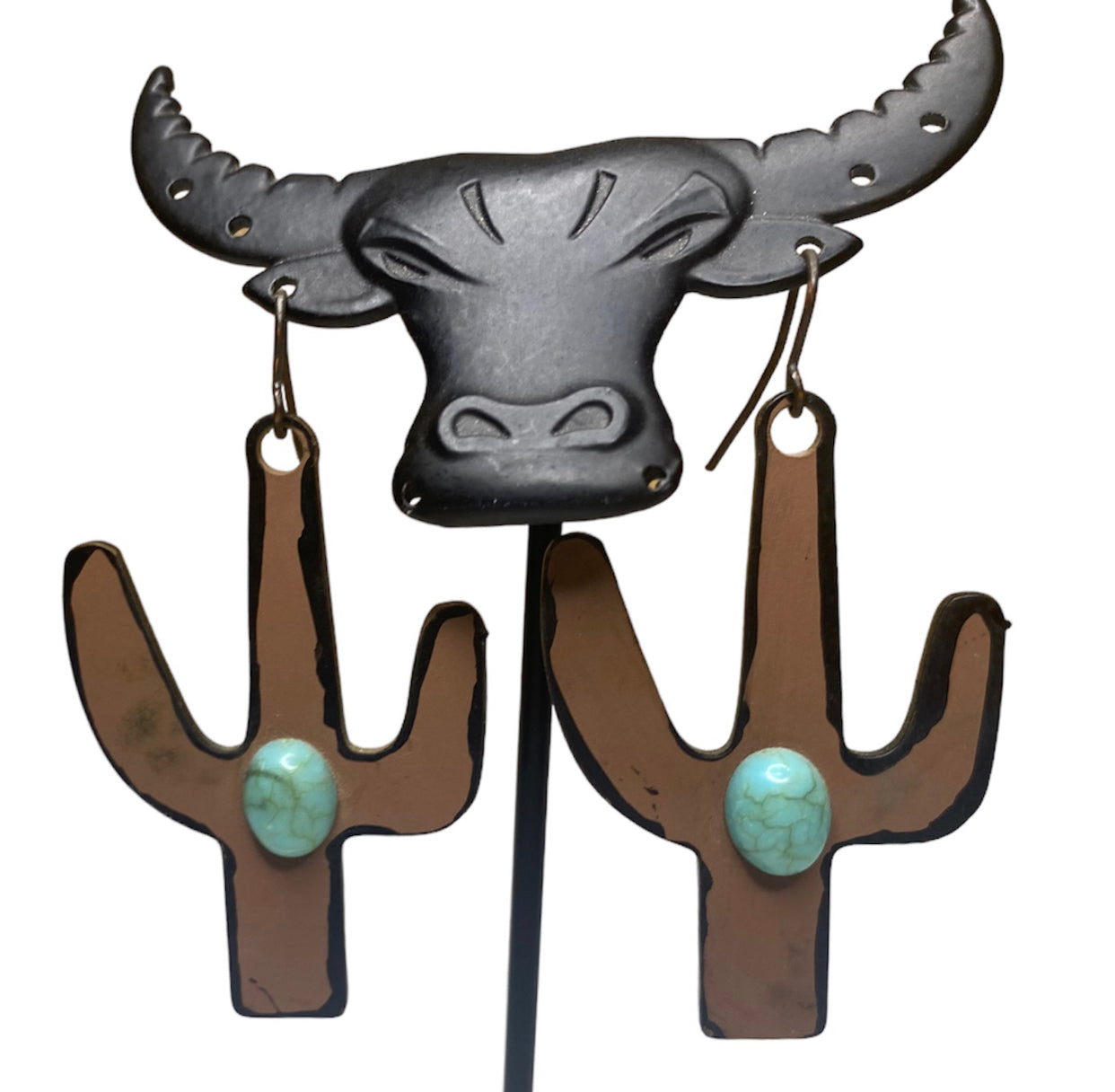 J6039b  - CACTUS EARRING
