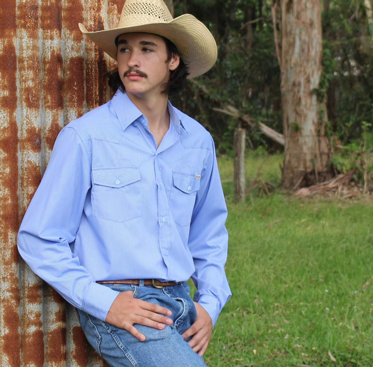 M3024 - Rawhide Western Mens Bert Western Shirt