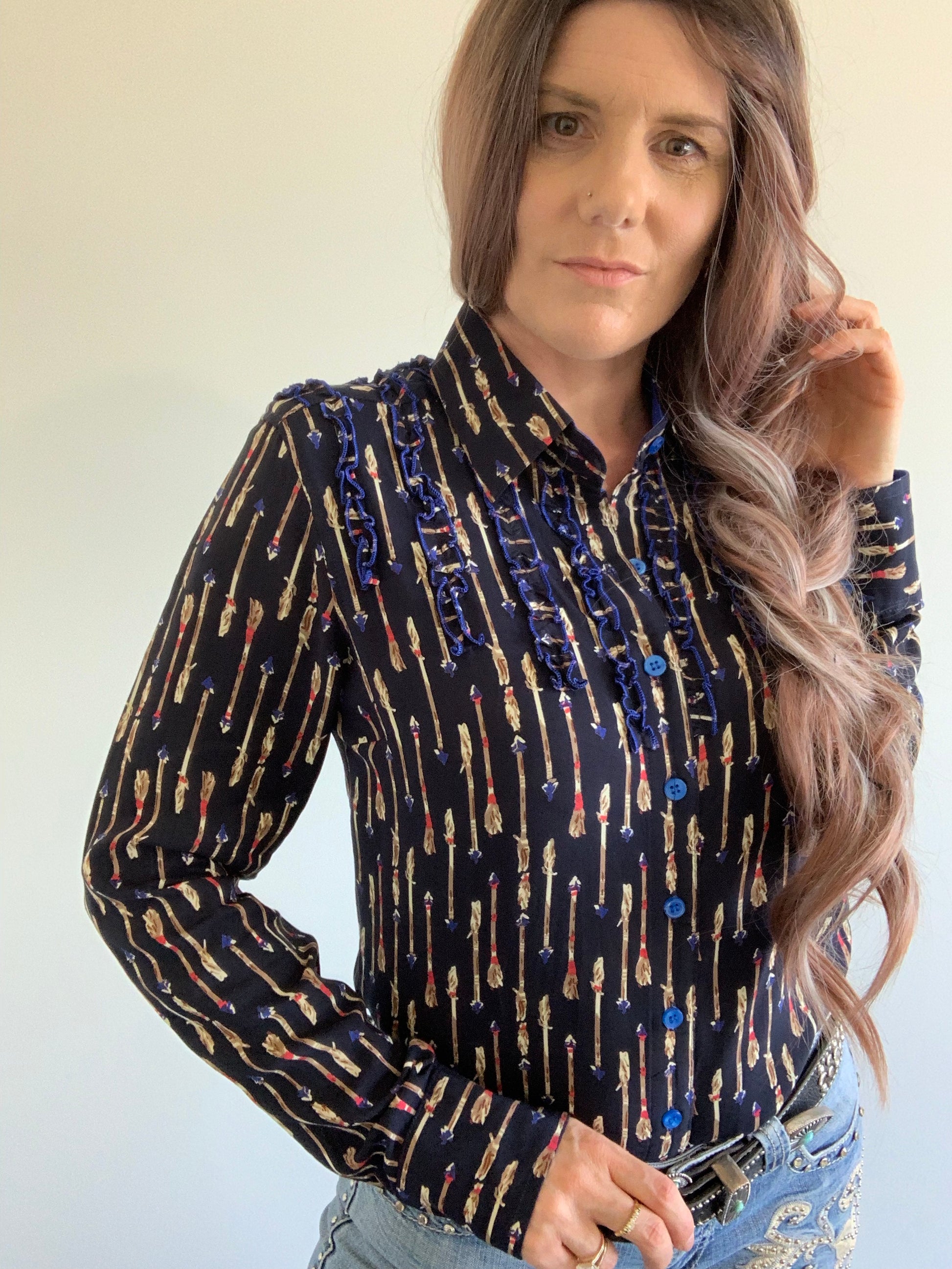 L1268 - Angel Ladies Shirt - Rawhide Western Wear 