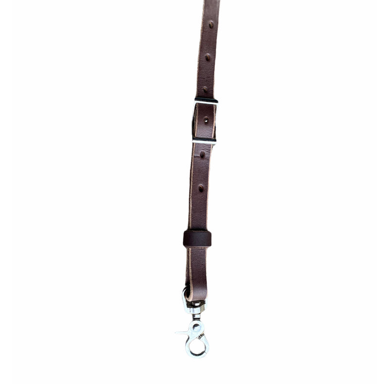 T5316  - Aust Made Adjustable Leather Barrel Reins