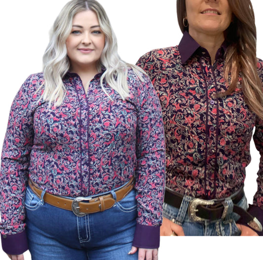 L1445 - Barb Ladies Western Shirt