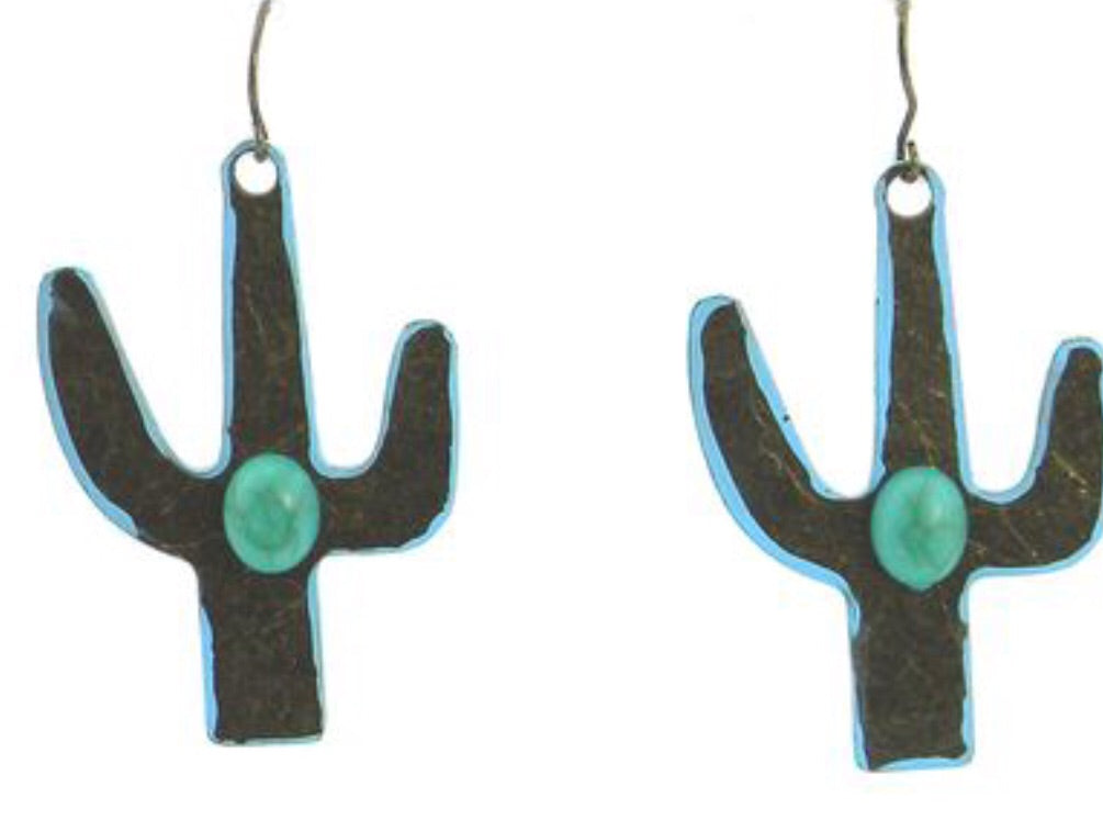 J6001  - CACTUS EARRING - Rawhide Western Wear 