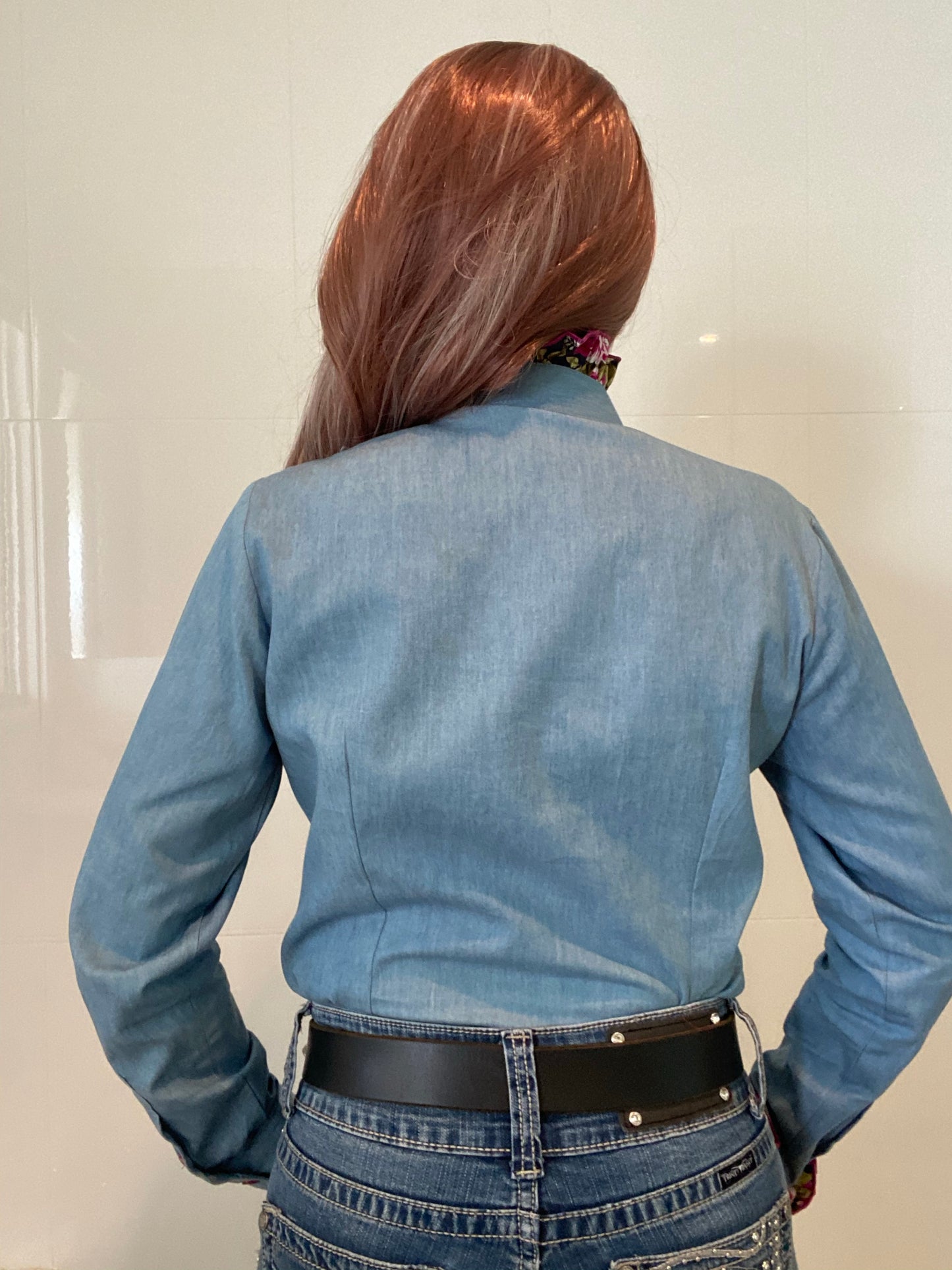 L1363- Rita Ladies Denim Western Shirt
