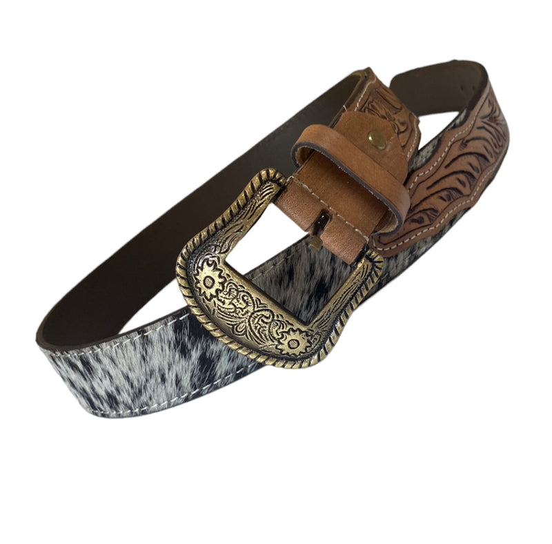 A8224 - 36" Hand Tooling Leather Cowhide Belt