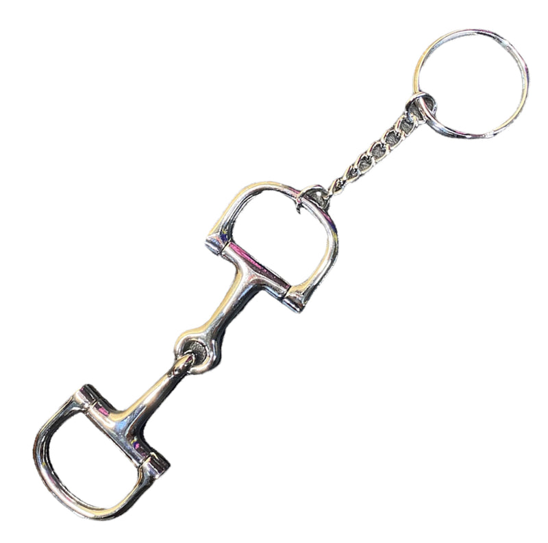 A7994 - Snaffle Bit Silver Keychain