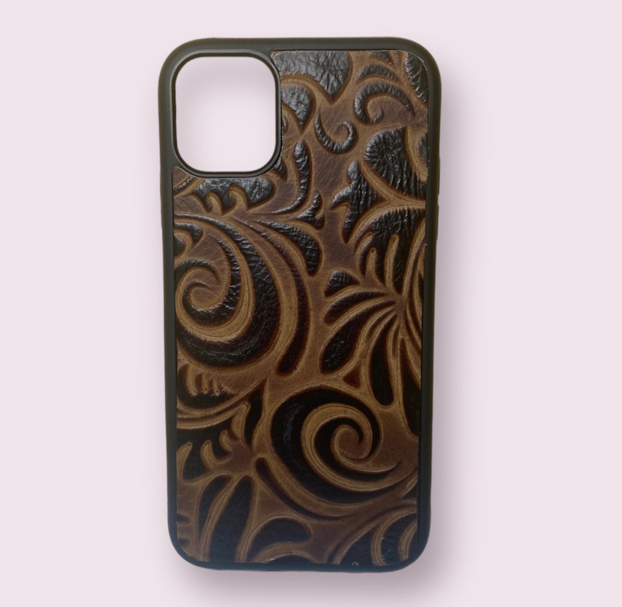 A8350 - IPhone 11 Tooled Leather Case