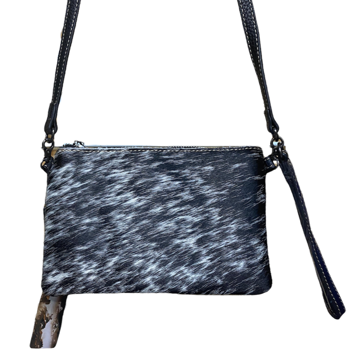 RLH004 - Montana West Hair-On Cowhide Leather Clutch/Crossbody