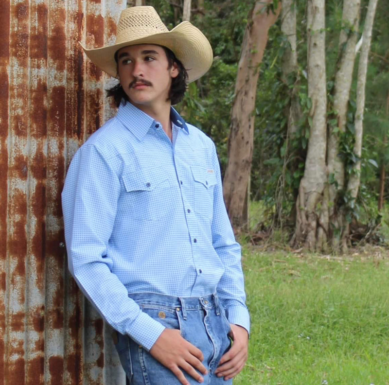 M3032 - Bardo Rawhide Western Mens Arena Shirt