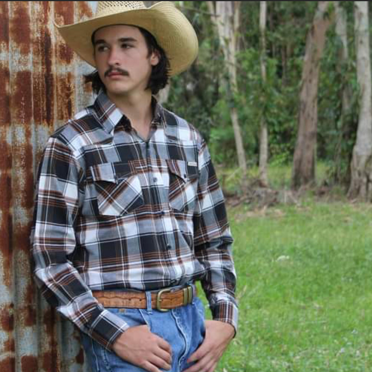 M3038 - Bob Rawhide Western Mens Arena Shirt main image 1