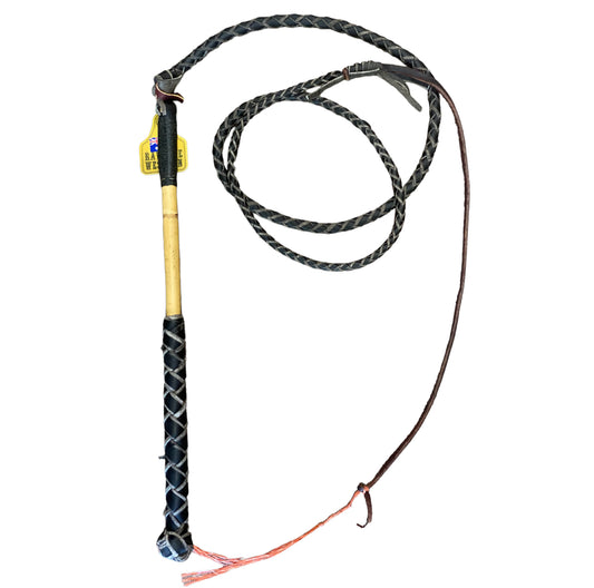 T5486 - Aust Made Leather Stock Whip